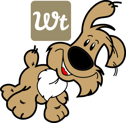 Wagtails Grooming Dog Logo